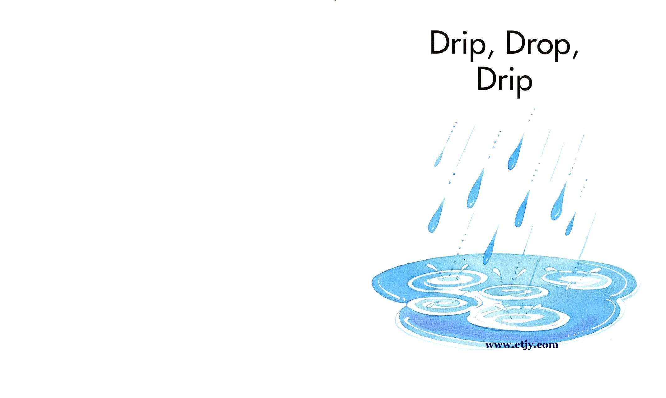Drip, Drop, Drip (02),绘本,绘本故事,绘本阅读,故事书,童书,图画书,课外阅读